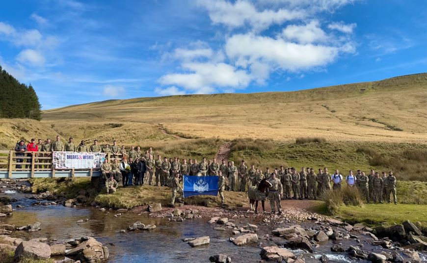 Welsh soldiers take on Everest-level challenge for Dreams & Wishes