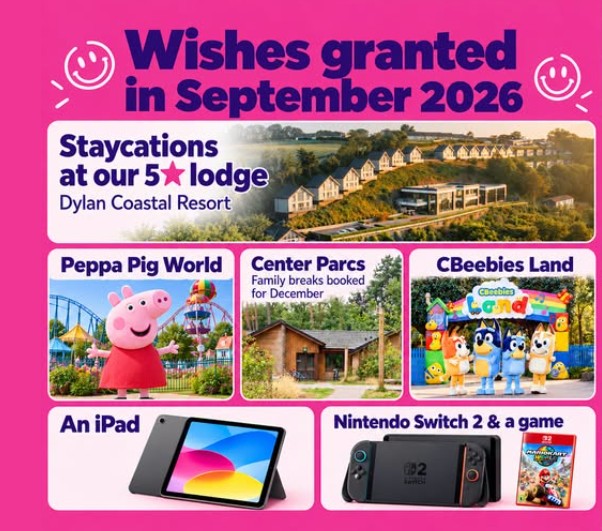 Wishes granted in September